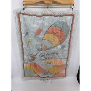 Dr. Seuss by Trend Lab Oh! the Places You'll Go! Nursery Quilt Baby Blanket 2015